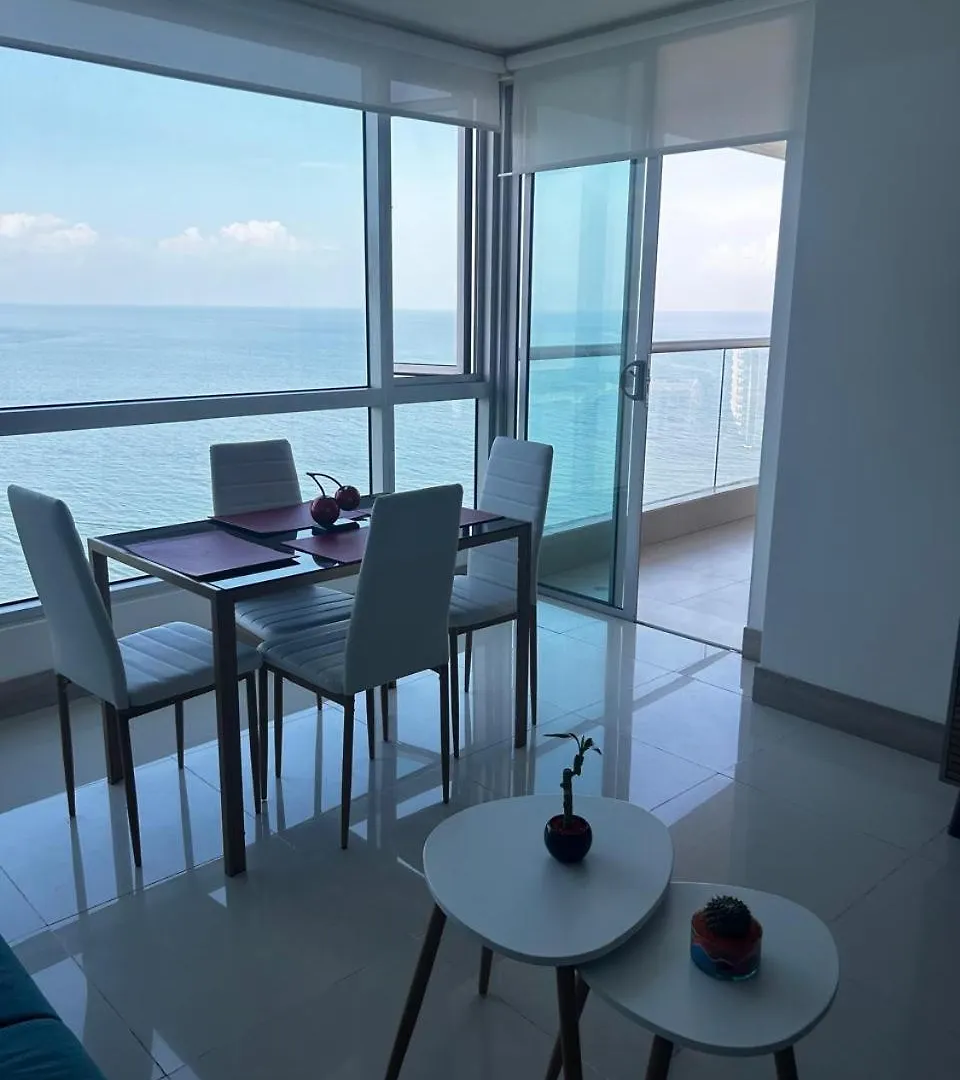Hermoso Apartamento Vista Al Mar Palmetto Sunset-El Laguito Cartagena